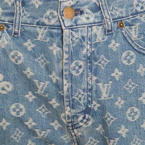 lv graffiti jeans|louis Vuitton Monogram denim jeans.